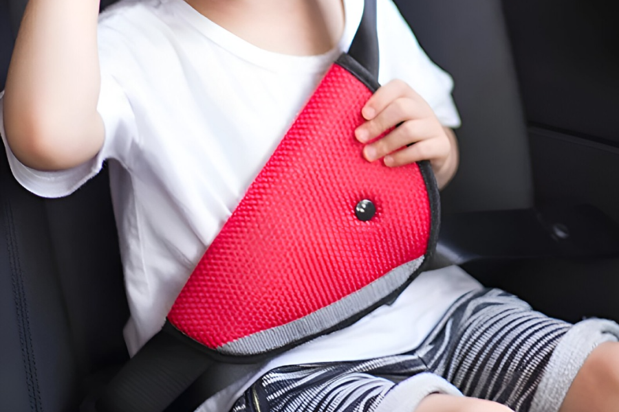child-friendly seat belt adjuster