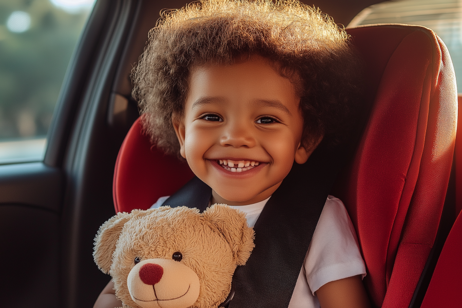 secure car seat belt adjuster for youngsters