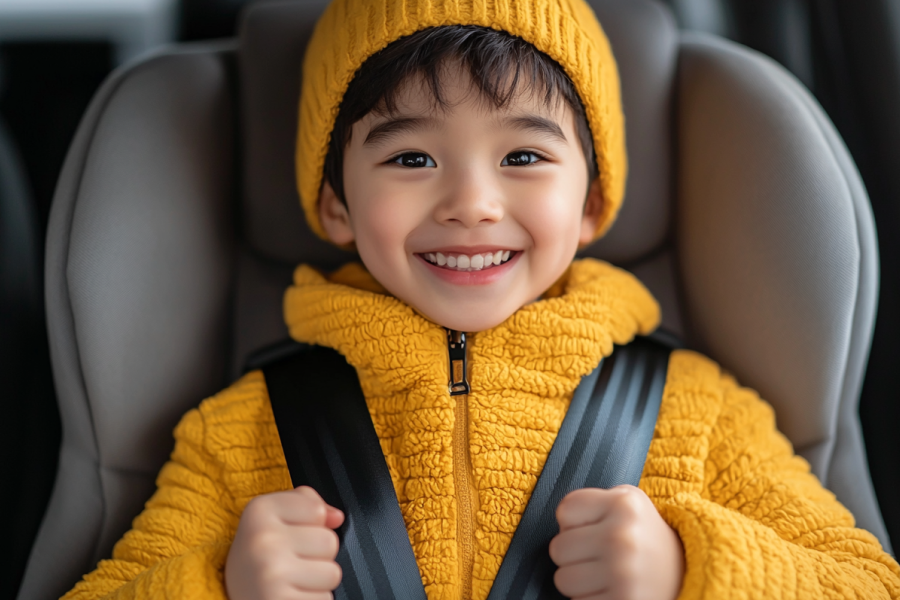 secure car seat belt adjuster for youngsters